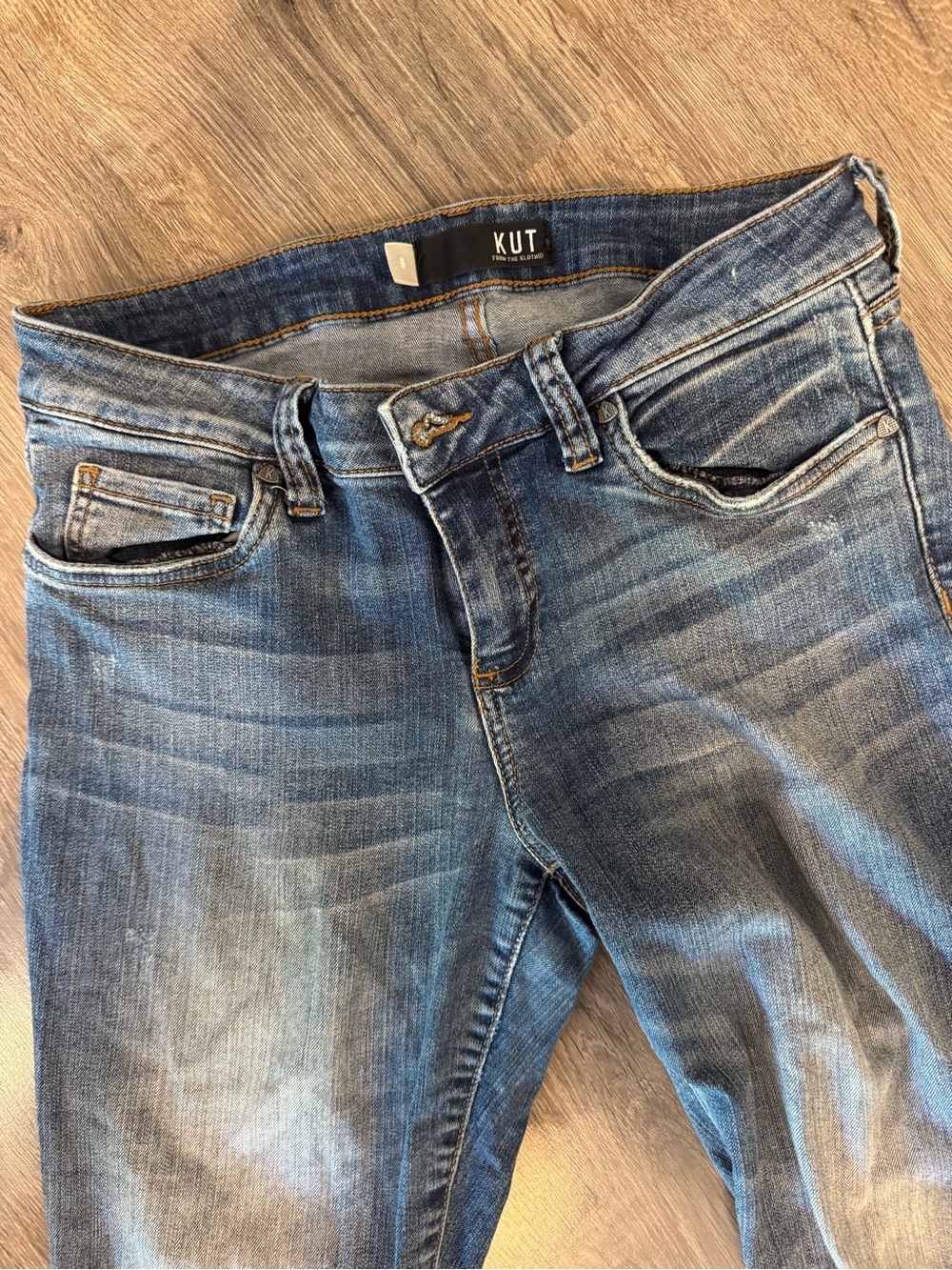 Kut from the Kloth Women's Light-Mid Blue Skinny Jeans